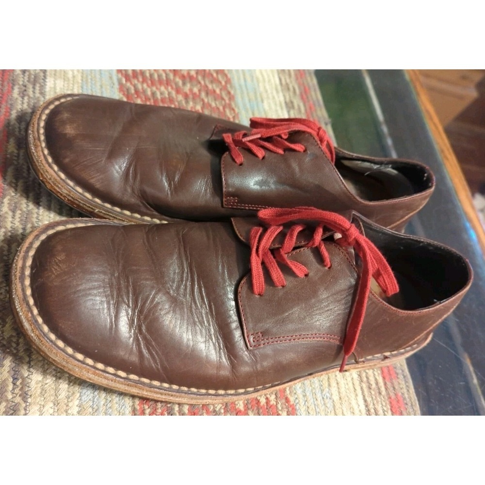 CAMPER Dark Brown Leather Lace Up Oxfords Shoes Men's size EU 43 or US 10